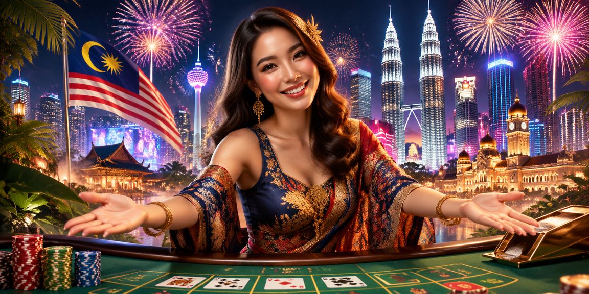 Malaysian-style live baccarat table in Kuala Lumpur